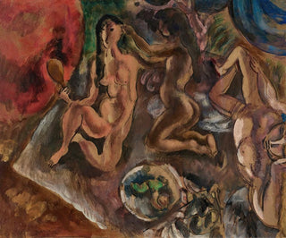 La toilette aux tropiques - Jules Pascin — vy av konstverket