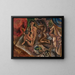 La toilette aux tropiques - Jules Pascin — inramlat konstverk på väggen