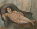 Le Modèle à la chemise rose - Jules Pascin — vy av konstverket