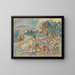 Les brigands - Jules Pascin — inramlat konstverk på väggen