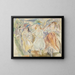 Les grands chapeaux - Jules Pascin — inramlat konstverk på väggen