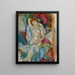 Nu med armen i vädret - Jules Pascin — inramlat konstverk på väggen