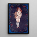 Nu och Cupidon - Jules Pascin — inramlat konstverk på väggen