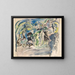 Parc de la Havane - Jules Pascin — inramlat konstverk på väggen