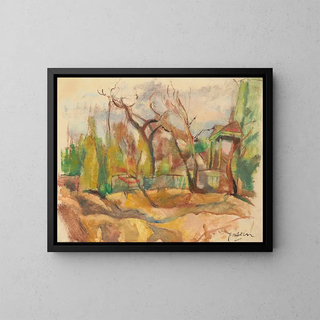 Landskap i Kuba - Jules Pascin — inramlat konstverk på väggen