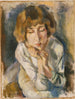 Portrait d'Hermine David - Jules Pascin — vy av konstverket