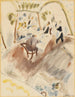 två män som äter middag - Jules Pascin — vy av konstverket
