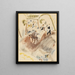 två män som äter middag - Jules Pascin — inramlat konstverk på väggen