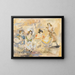 kvinna med en barnvagn - Jules Pascin — inramlat konstverk på väggen