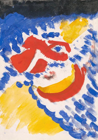 Jules Schmalzigaug - Blue Red and Yellow Figures.webp