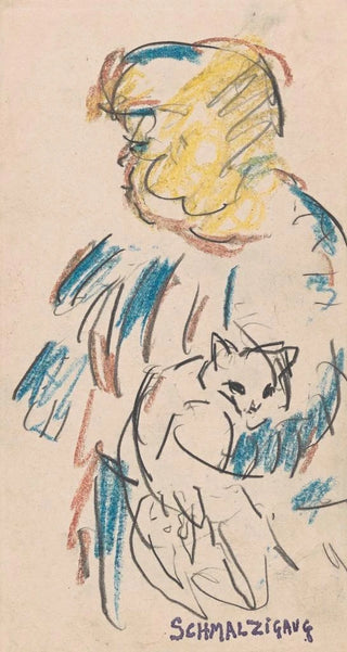 Jules Schmalzigaug - Girl with Cat.webp