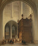 interiören i Saint-Pierre-kyrkan i Louvain - Jules Victor Genisson — vy av konstverket
