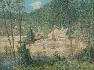 Julian Alden Weir - The Building of the Dam.webp