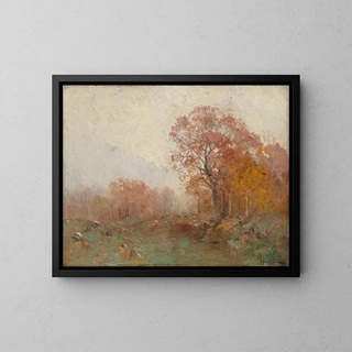 En novembermorgon - Julian Onderdonk — inramlat konstverk på väggen