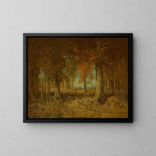 Lisière des bois - Julian Onderdonk — inramlat konstverk på väggen