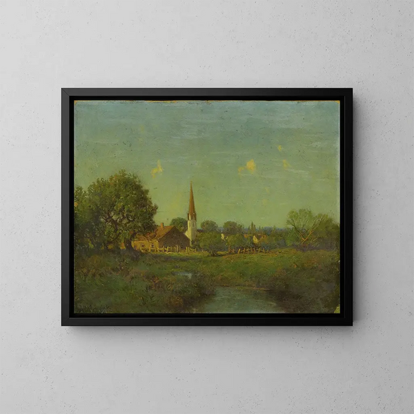 den pionjärartade kyrkan utan titel - Julian Onderdonk — inramlat konstverk på väggen