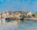 Le port de Cassis sur la Côte d'Azur - Julien Gustave Gagliardini — vy av konstverket