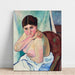 Reproduktion av målningen Juliette Assise au Fauteuil - Suzanne Valadon