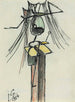 Femme dite L'insecte crissant - Julio González — vy av konstverket