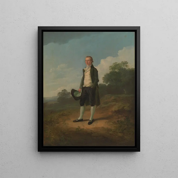 George Biggin - Julius Caesar Ibbetson — inramlat konstverk på väggen