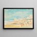 Plage à Ostende - Julius Collen Turner — inramlat konstverk på väggen