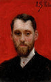 Portrait av konstnären Charles Theriat - Julius LeBlanc Stewart — vy av konstverket