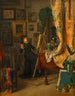 La jeune peintre dans son atelier - Julius Pollak — vy av konstverket
