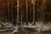 Skog i vinter - Julius Sergius Klever — vy av konstverket