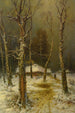 Vinter i Ryssland - Julius Sergius Klever — vy av konstverket