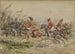 Soldats polonais au combat - Juliusz Kossak — vy av konstverket