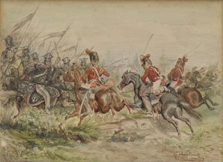 Juliusz Kossak - Polnische Soldaten im Kampf.webp