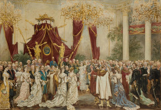 Juliusz Kossak - The Emperor at the Ball in the Lviv City Hall.webp