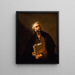 En filosof - Jusepe de Ribera — inramlat konstverk på väggen