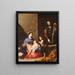 La Sainte Famille - Jusepe de Ribera — inramlat konstverk på väggen