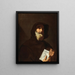 Saint François de Paule - Jusepe de Ribera — inramlat konstverk på väggen