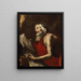 Saint Jérôme - Jusepe de Ribera — inramlat konstverk på väggen