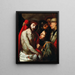 La moquerie du Christ - Jusepe de Ribera — inramlat konstverk på väggen