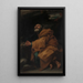 Les Larmes de Saint Pierre - Jusepe de Ribera — inramlat konstverk på väggen