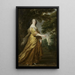 Marie Louise Gonzaga 1611-1667 framtida drottning av Polen - Juste van Egmont — inramlat konstverk på väggen