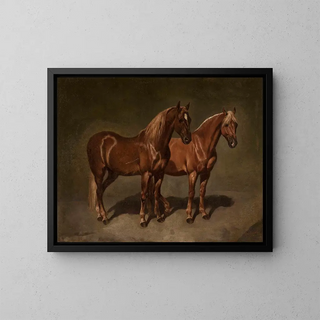 Jzef Brodowski - Two horses.webp