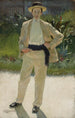 Portrait av Stanisław Czajkowski, konstnär, bror till konstnären - Józef Czajkowski — vy av konstverket