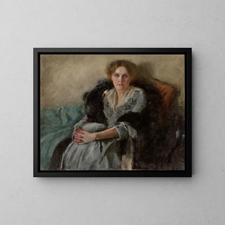 Jzef Czajkowski - Portrait of the artists wife Leta Czajkowska ca18751947.webp