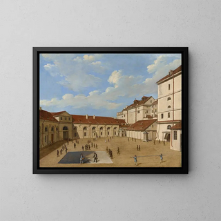 Jzef Hilary Gowacki - Painting a stage curtain.webp