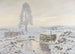 Landskapsbild vinter - Józef Rapacki — vy av konstverket