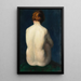 Nu feminin bakifrån - József Rippl-Rónai — vy av konstverket