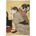 Reproduktion av målningen Kami-yui - La coiffure - Kitagawa Utamaro