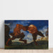 Reproduktion av målningen Kämpfende Faune - Franz von Stuck