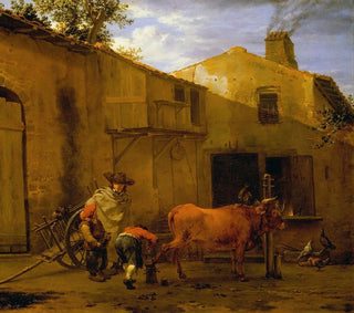 Karel Dujardin - A Smith shoeing an Ox.webp