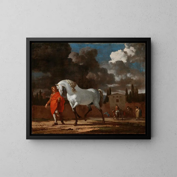 L'École de cavalerie - Karel Dujardin — inramlat konstverk på väggen