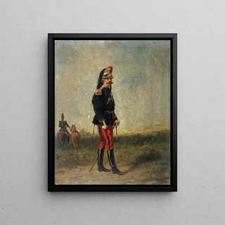 Karel Frederik Bombled - Portrait dun officier de cuirassiers.webp